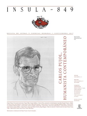 cover image of Carlos Pujol, humanista contemporáneo (Ínsula n° 849, septiembre 2017)